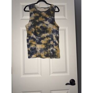 Heyday Tie Dye Tank Top Large Multicolor